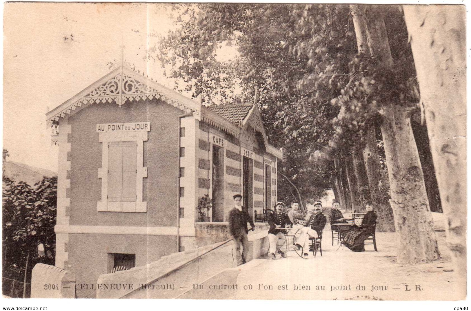 CPA HERAULT.CELLENEUVE.UN ENDROIT OU L'ON EST BIEN AU POINT DU JOUR - Autres & Non Classés