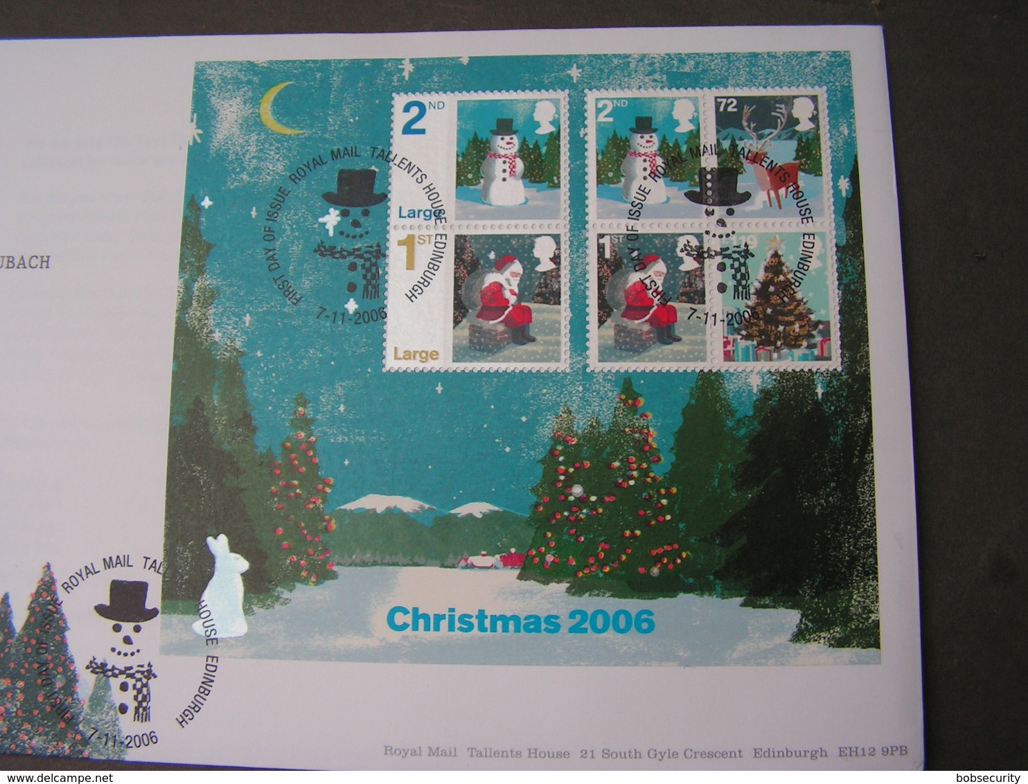 GB FDC 2006 Christmas - Blocks & Kleinbögen