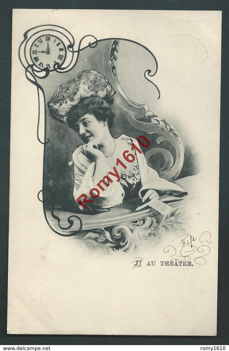 Belle série de 11 cartes. Jeunes filles, femmes élégantes,  envoyées à la même personne. 1902. Voir les 22 scans.