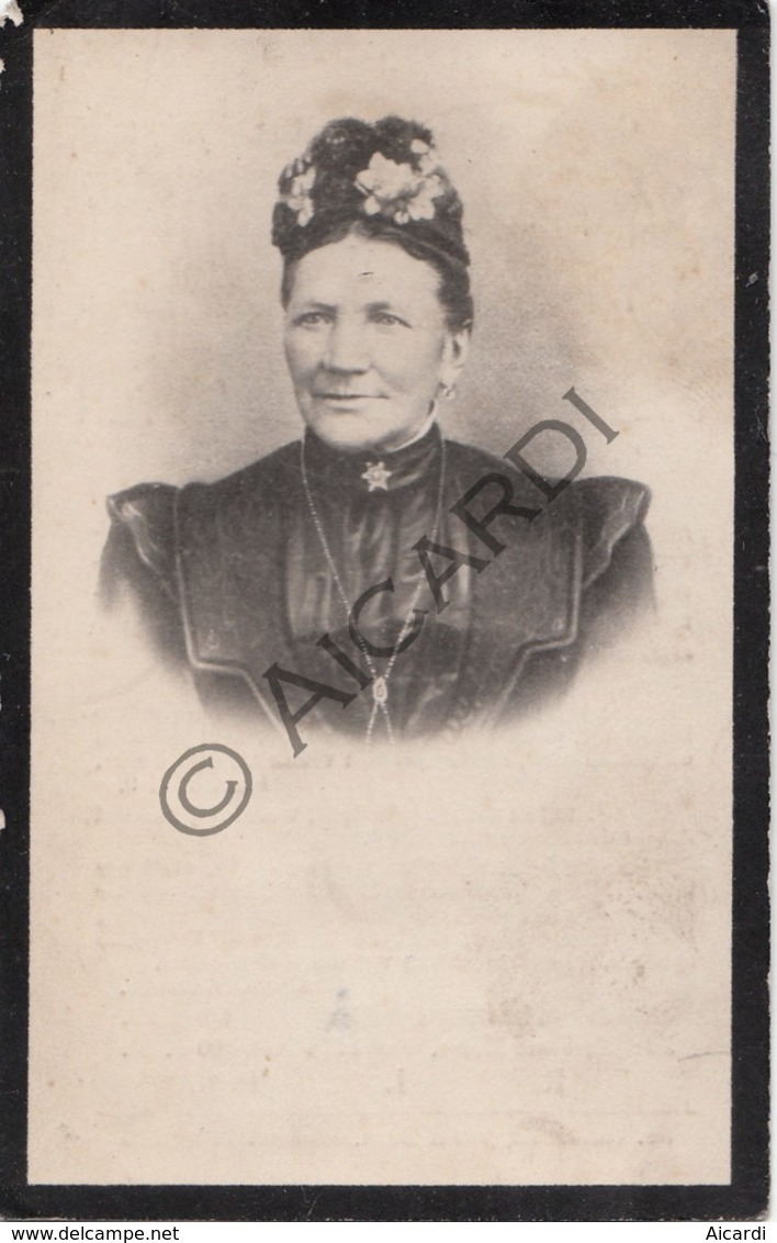Doodsprentje Rosalia Catharina Lontie °1835 Holsbeek †1910 Droeshout-Opwijk Echtg. Joseph Leopold Vermeyen (B219) - Avvisi Di Necrologio