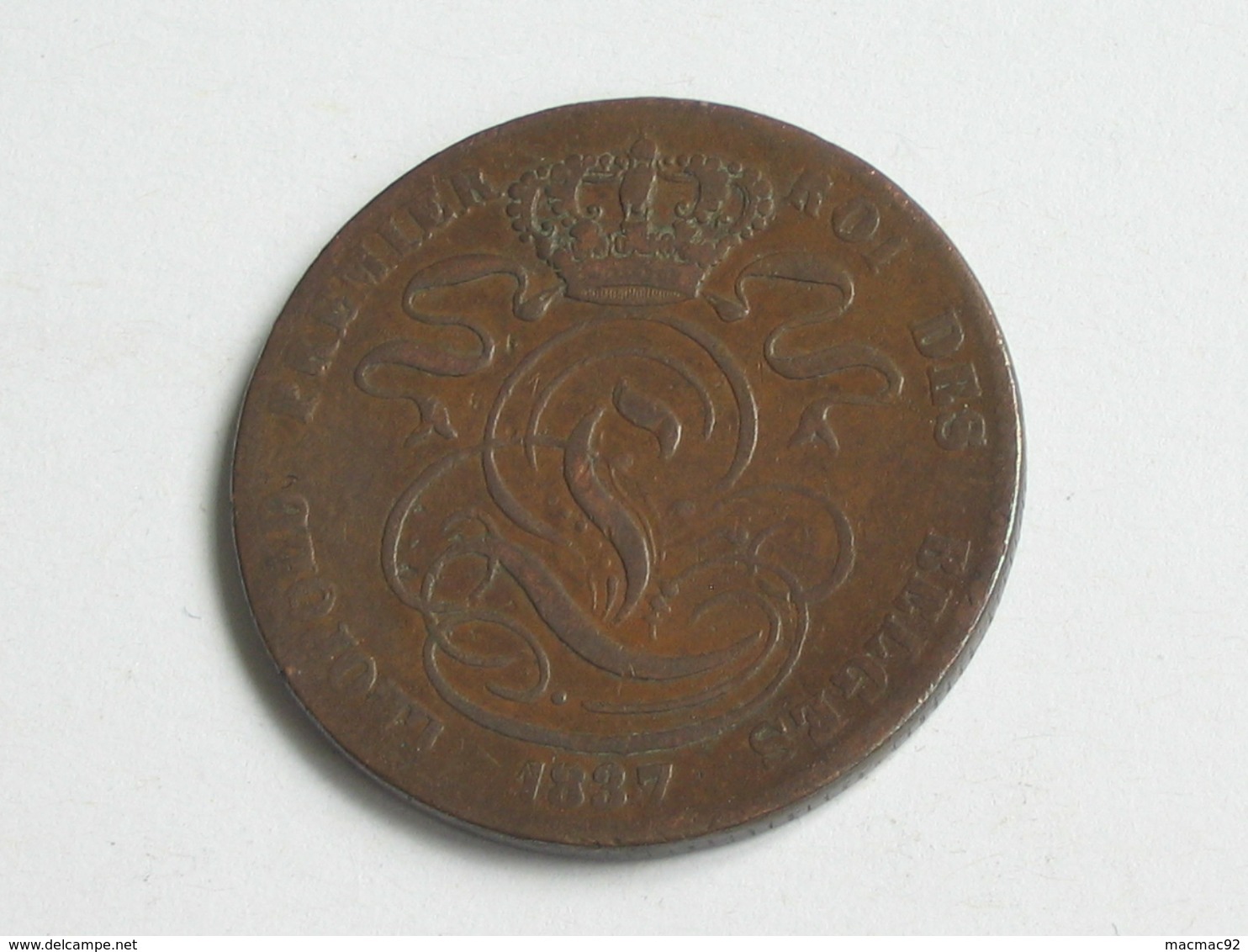 5 Centimes 1837 - Belgique - Léopold Premier Roi Des Belges  **** EN ACHAT IMMEDIAT **** - 5 Centimes