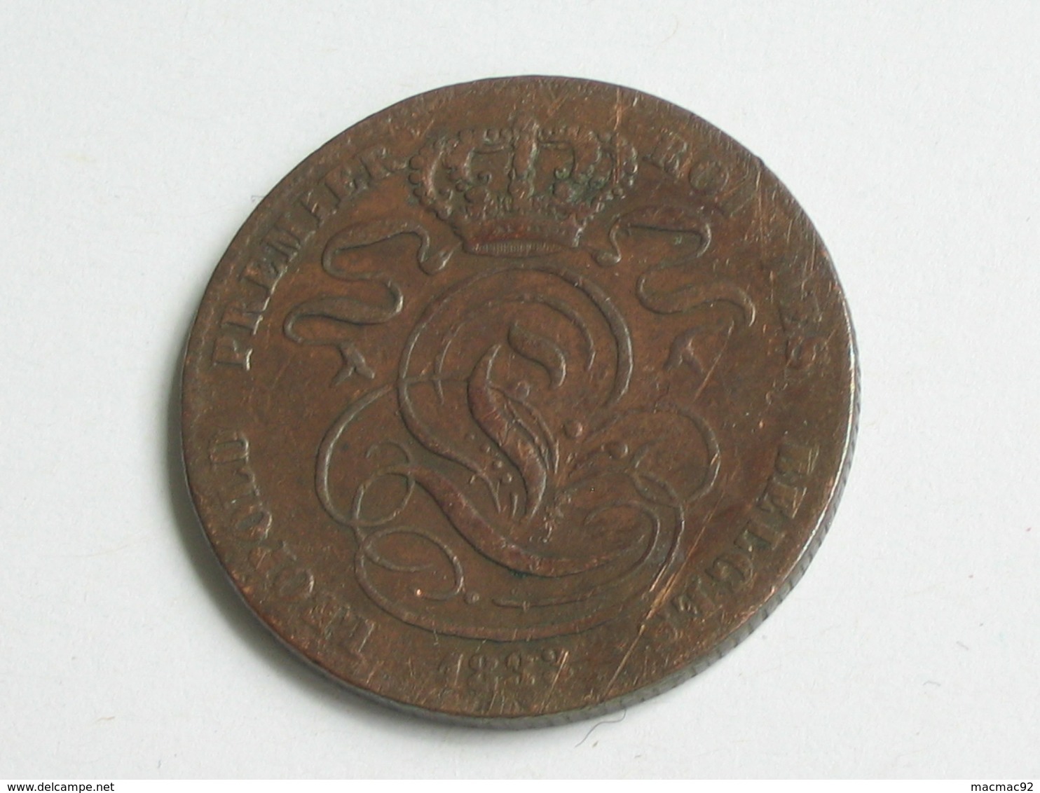 5 Centimes 1833 - Belgique - Léopold Premier Roi Des Belges  **** EN ACHAT IMMEDIAT **** - 5 Centimes