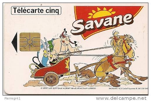 CARTE-PRIVEE-5U-03/96-GN223-GEMB Fond Rouge-SAVANE  DE BROSSARD-Série N° B63138001  -NEUVE-TBE    -LUXE - 5 Unités