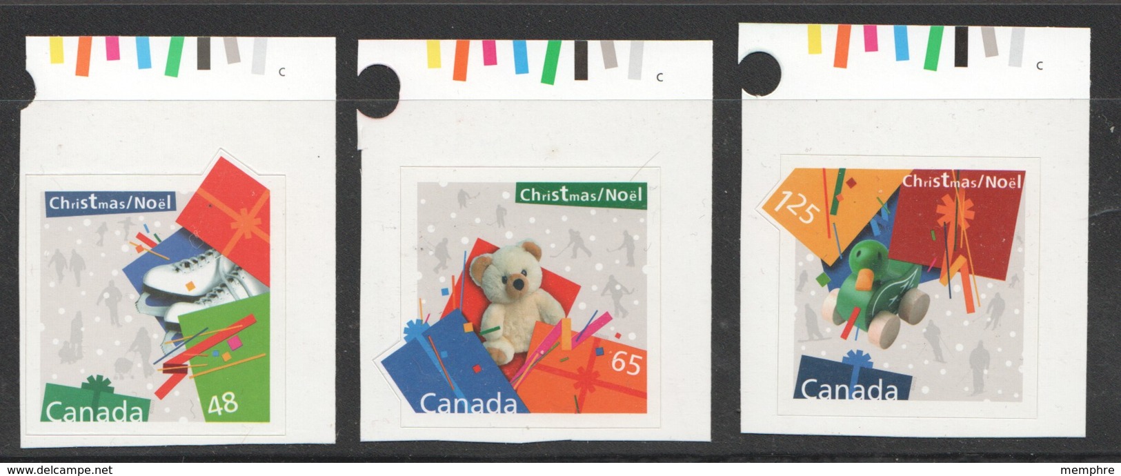 2003  Christmas Gifts  3 Singles From Booklets  Sc 2004-6 - Unused Stamps