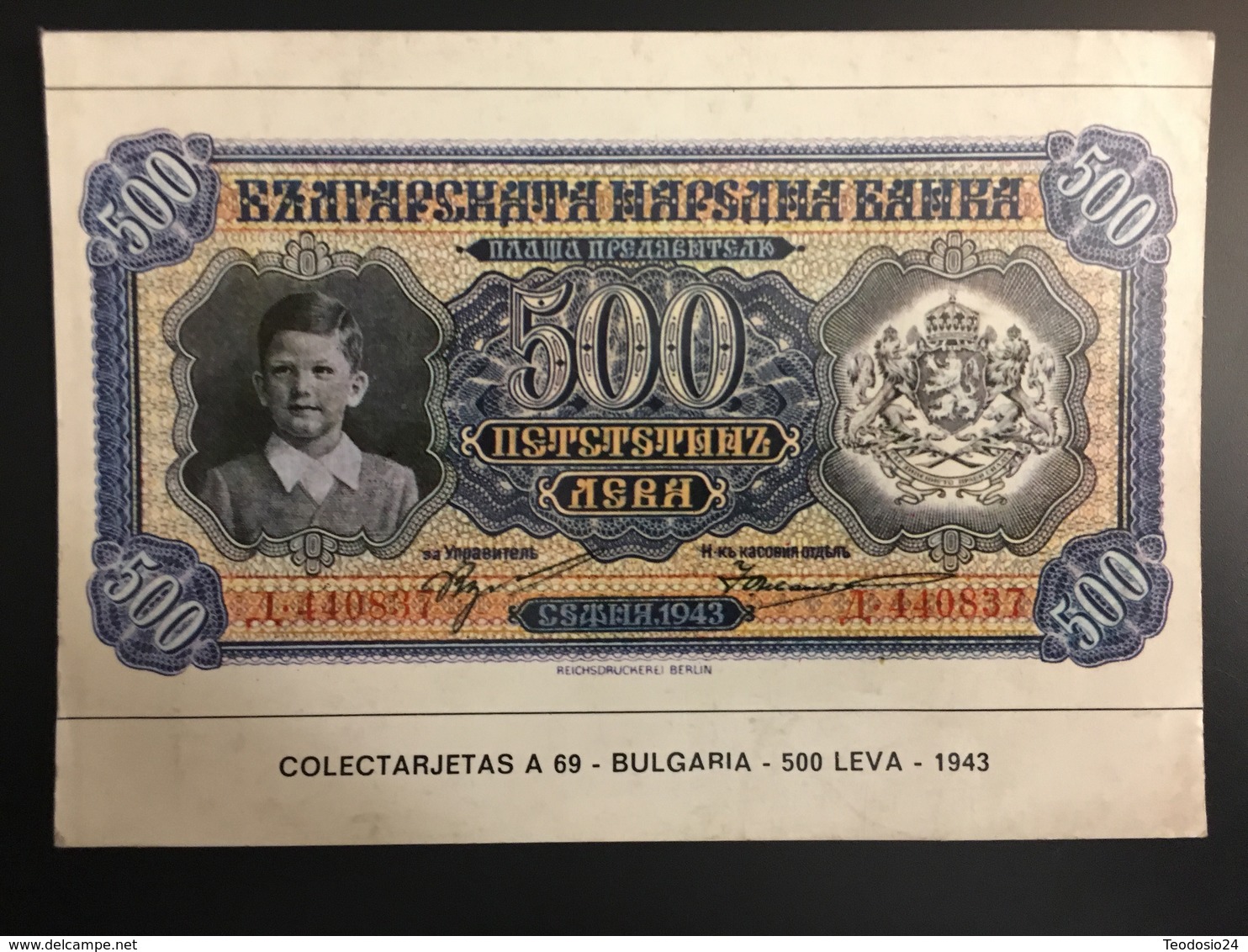 Billetes BULGARIA - Münzen (Abb.)