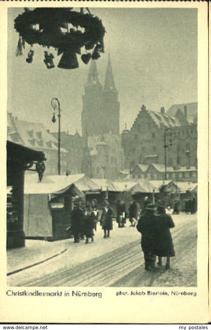 40375028 Nuernberg Nuernberg Christkindlesmarkt Ungelaufen Ca. 1930 Nuernberg - Nuernberg