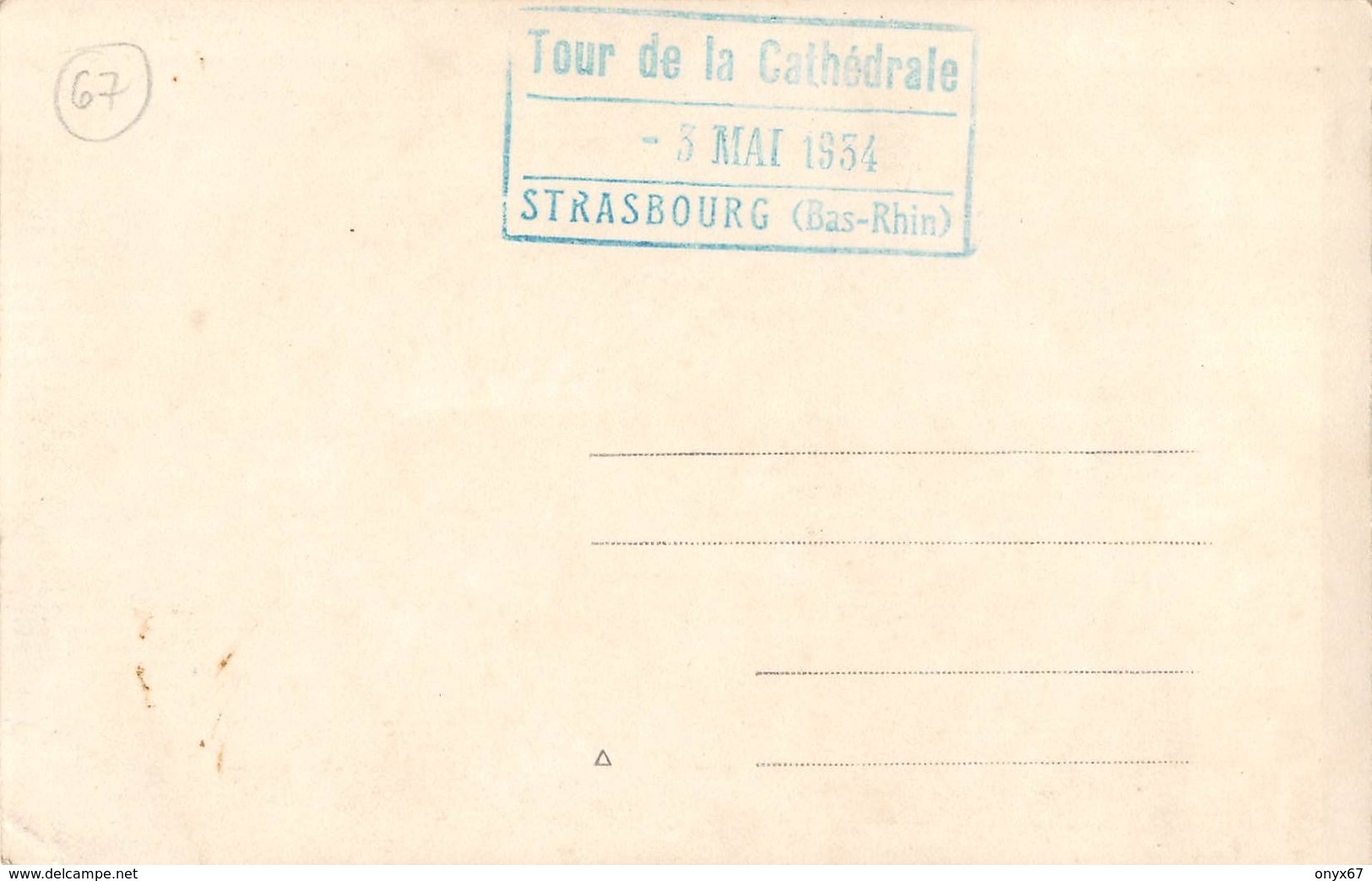 Carte Postale Photo STRASBOURG (Bas-Rhin) 2 Femmes Perchées Tour Cathédrale Plateforme Panoramique Vue Sur La Ville - Strasbourg