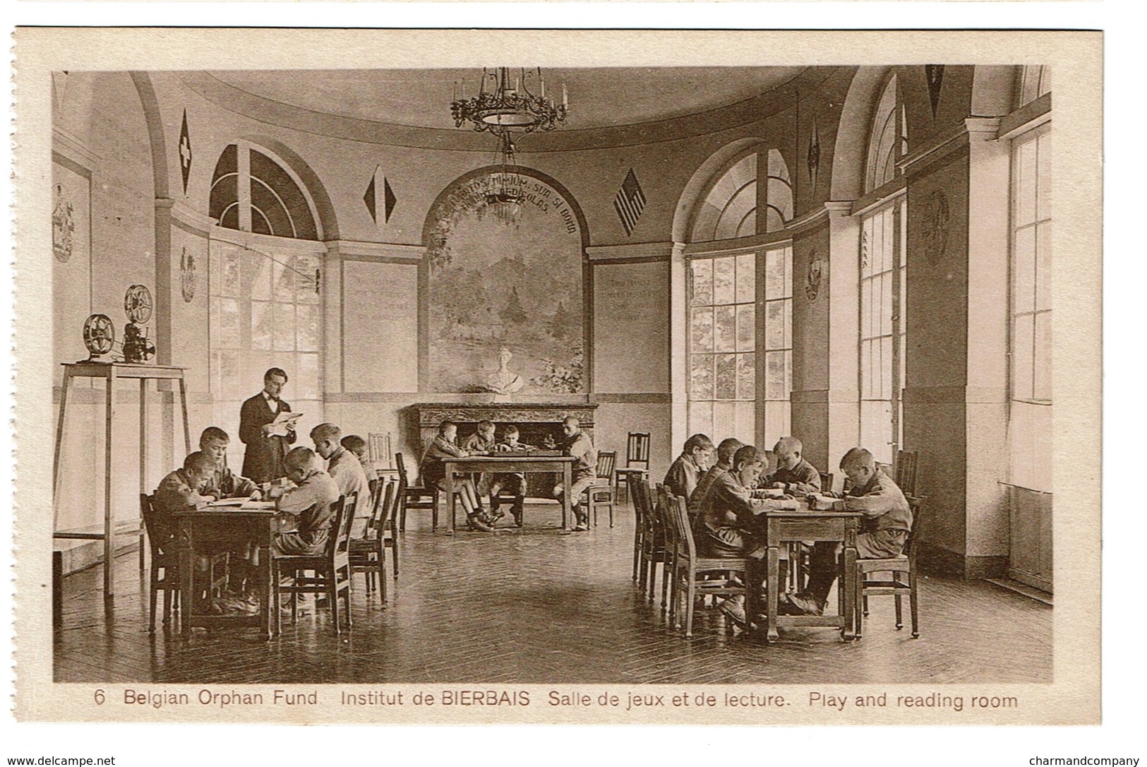 Belgian Orphan Fund. - Institut De Bierbais - Salle De Jeux Et De Lecture - Edit. Belge - 2 Scans - Mont-Saint-Guibert