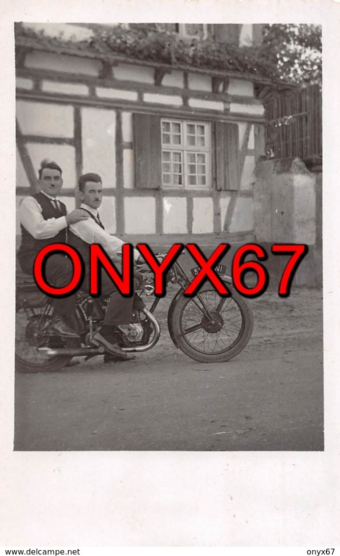 Carte Postale Photo MOTO-MOTOCYCLETTE " TERROT " N° 5237-NVI - VOIR 2 SCANS - Motos