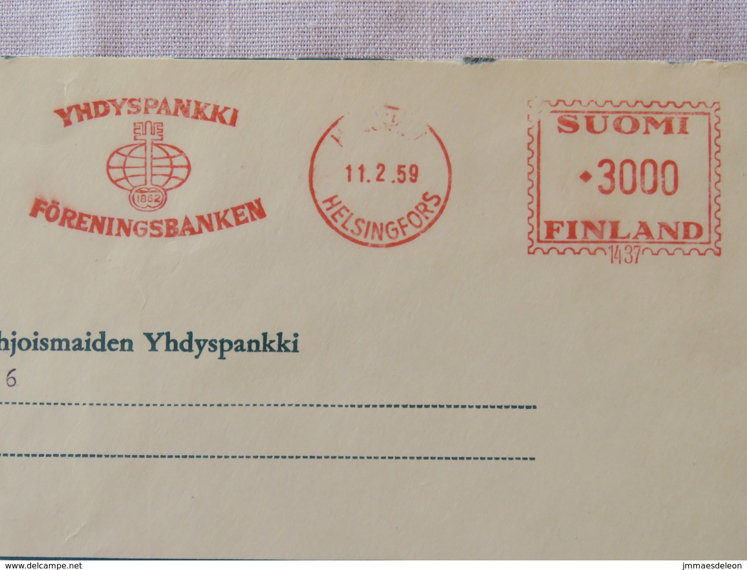 Finland 1959 Cover Helsinki To Turku - Machine Franking - Covers & Documents