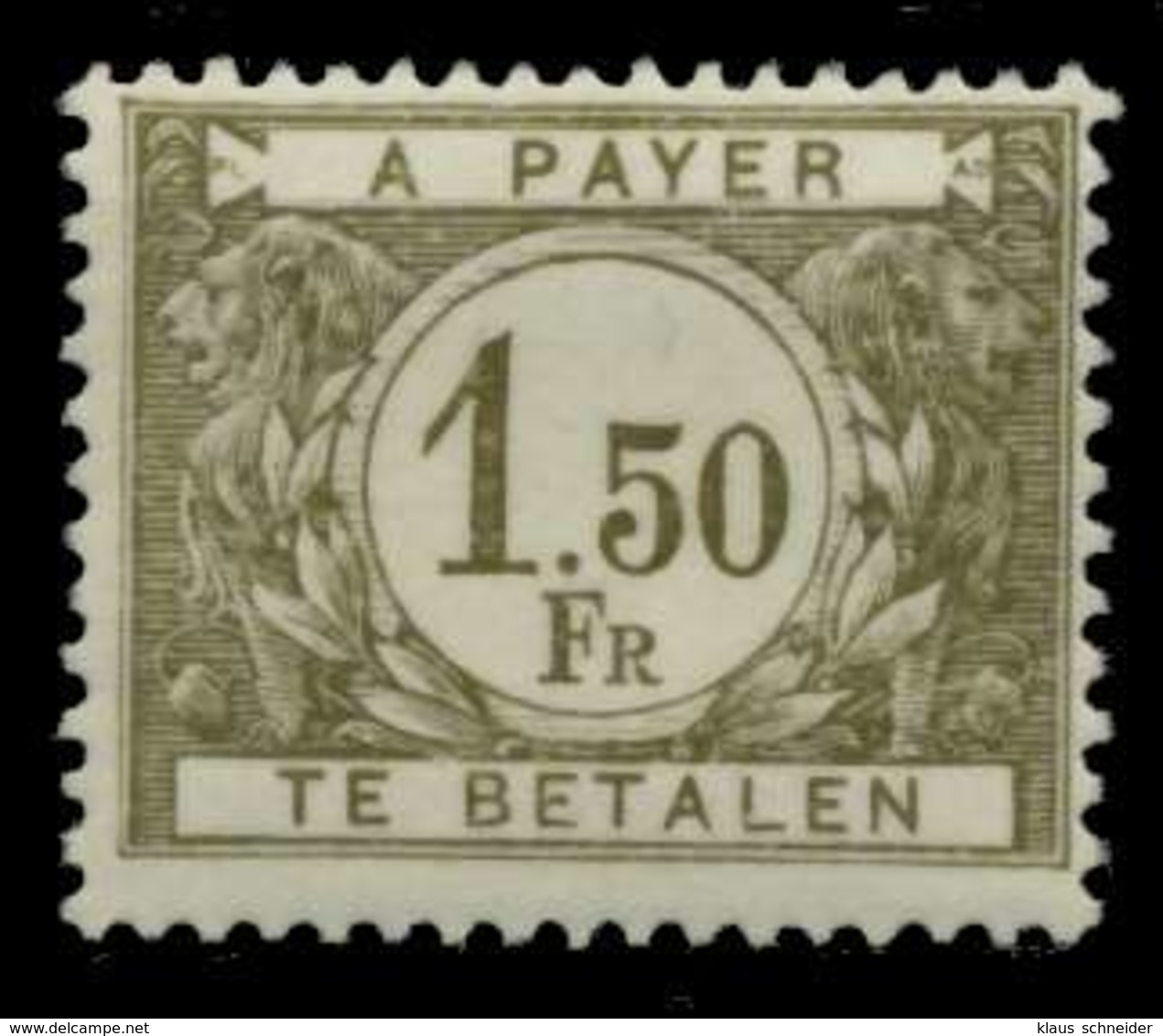 BELGIEN PORTO Nr 36 Postfrisch X94811A - Briefmarken