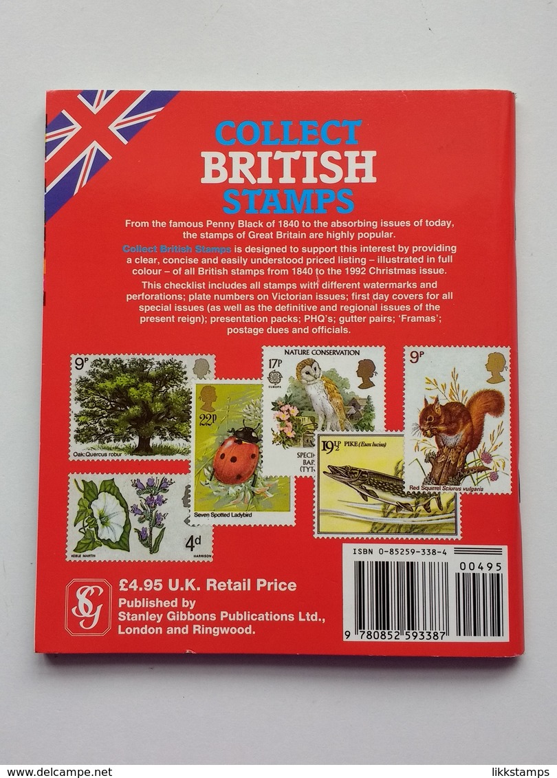 COLLECT BRITISH STAMPS 44th EDITION ( A STANLEY GIBBONS CHECK LIST ) 1992 USED #L0101 (B7) - Grande-Bretagne