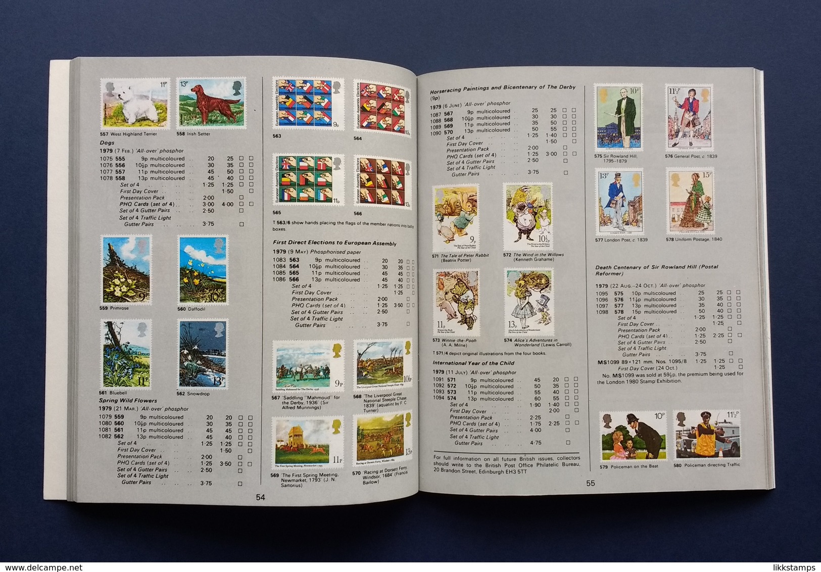 COLLECT BRITISH STAMPS 44th EDITION ( A STANLEY GIBBONS CHECK LIST ) 1992 USED #L0101 (B7) - United Kingdom