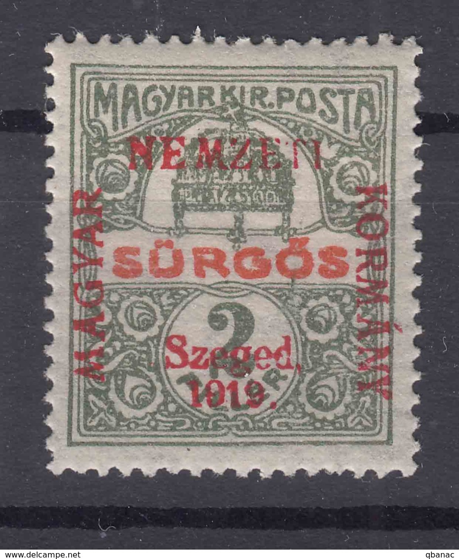 Hungary Szegedin Szeged 1919 Mi#2 Mint Hinged - Szeged