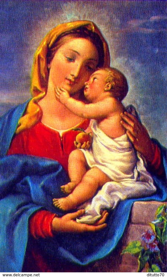 Santino - Madonna Col Bambino - Associazione Opera Salesiana Del S.cuore - Bologna - Fe1 - Santini