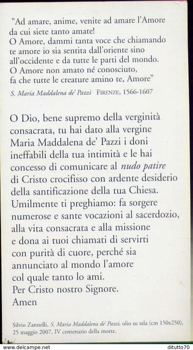 Santino - S.maria Maddalena De Pazzi - Fe1 - Devotieprenten