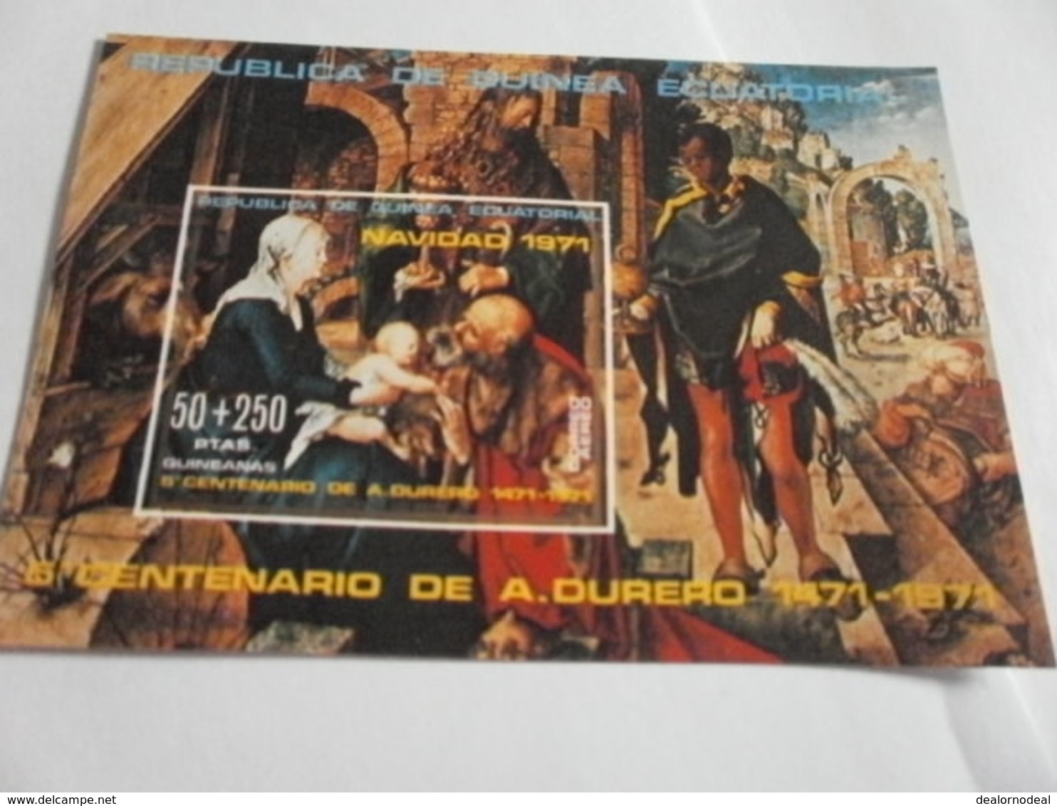 Miniature Sheet Imperf 500 Year Anniversary Artist Durero - Equatorial Guinea