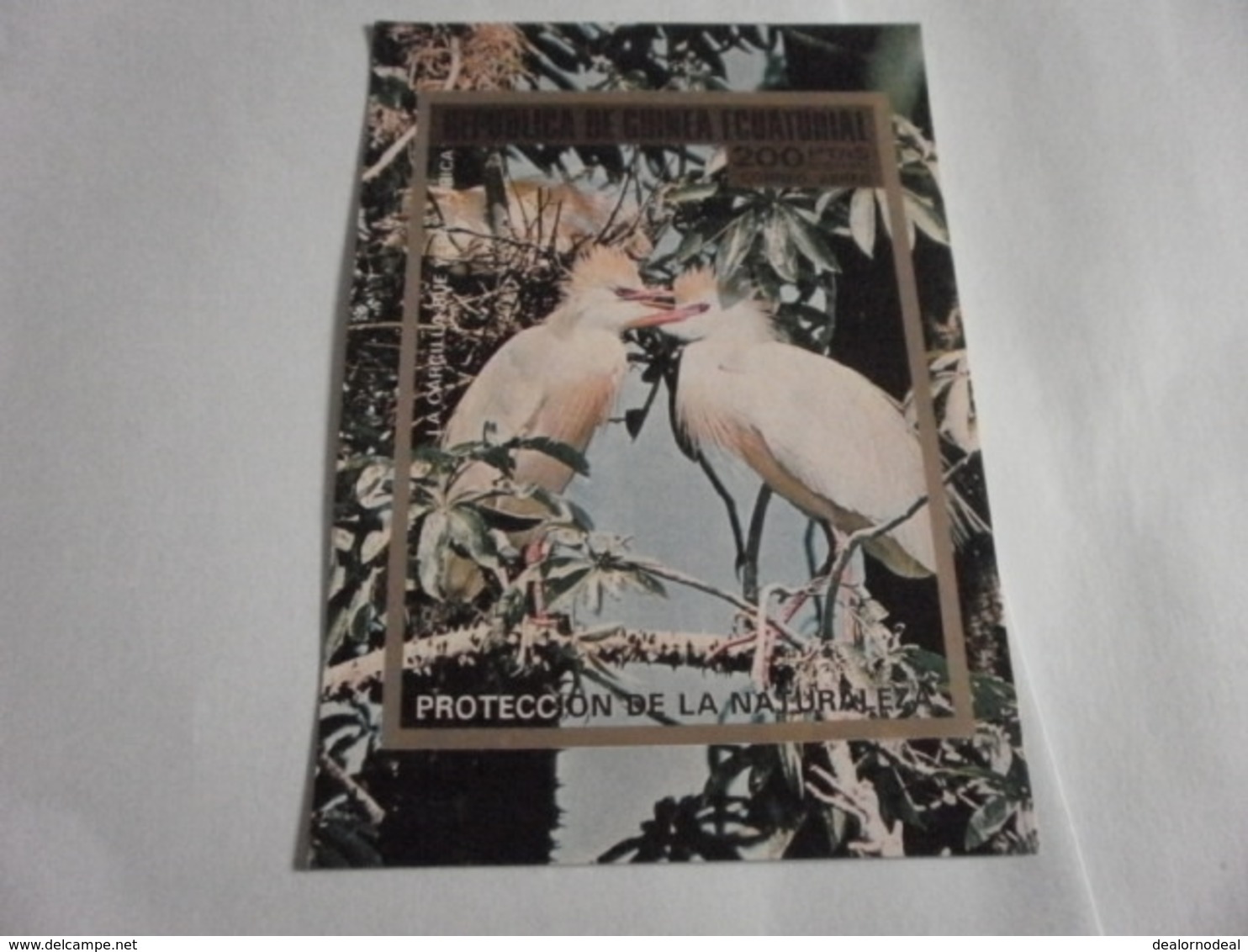 Miniature Sheet Imperf Nature Protection Birds - Equatorial Guinea