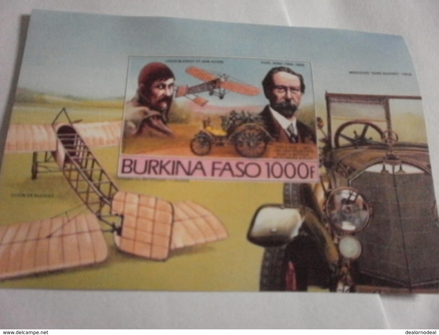 Miniature Sheet Imperf Mercedes Benz - Burkina Faso (1984-...)