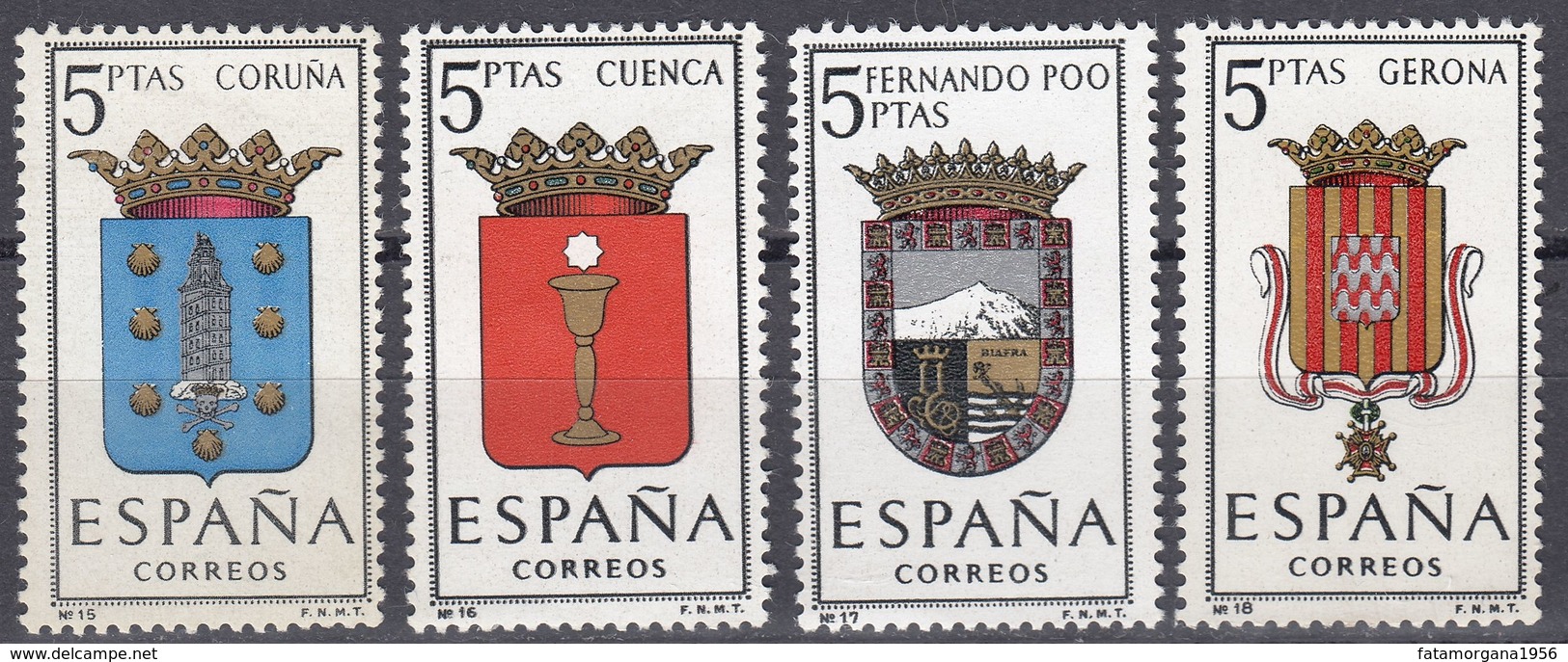 ESPAÑA - SPAGNA - SPAIN - ESPAGNE - 1963 - Lotto Di 4 Valori Nuovi MNH: Yvert 1153/1156. - Nuovi