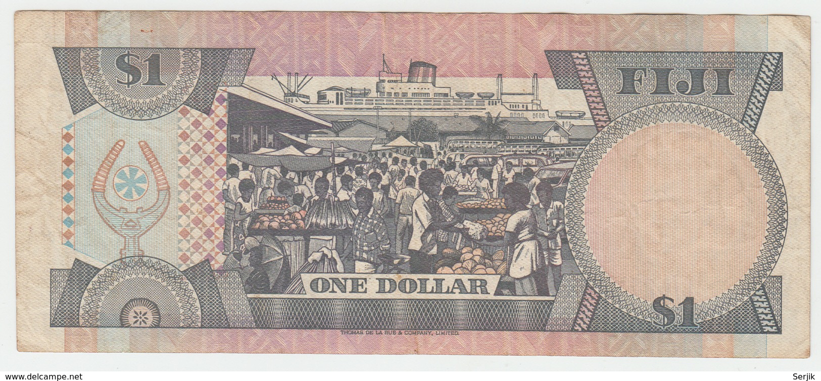 FIJI 1 DOLLAR 1983 VF Pick 81 - Fiji