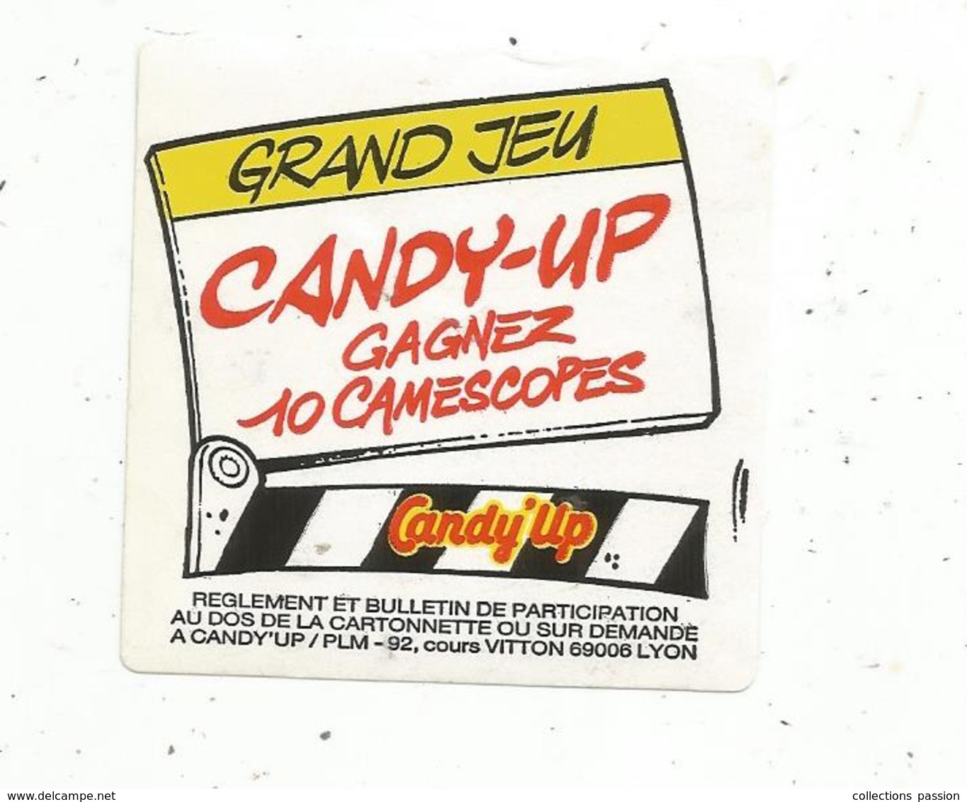 Autocollant , Grand Jeu CANDY-UP - Autocollants