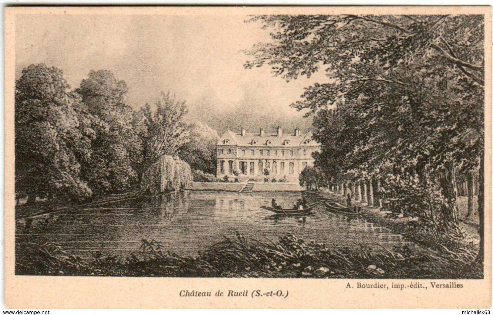 61ld 528 CPA - CHATEAU DE RUEIL - Rueil Malmaison