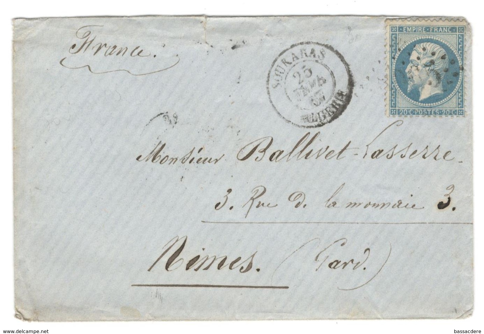 17464 -  GC De SOUKARAS - Lettres & Documents