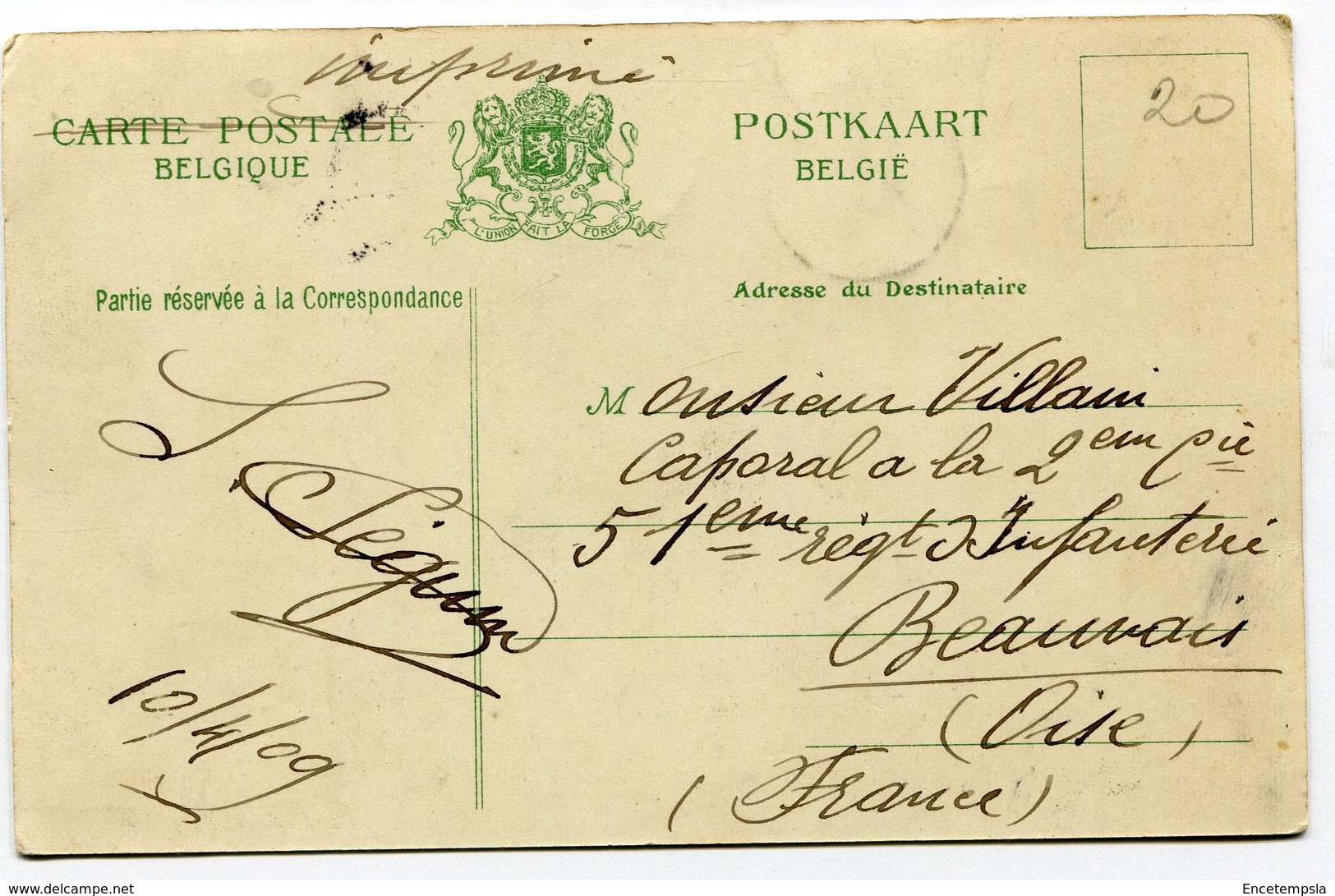 CPA - Carte Postale - Belgique - Bruxelles - Manneken-Pis Humoristique - 1909 (C8565) - Beroemde Personen