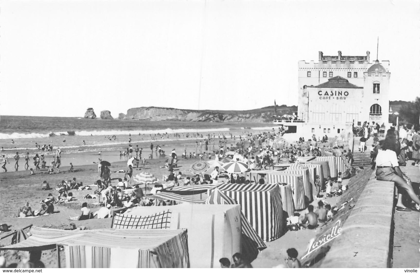 PIE.LOT CH -19-4424 : HENDAYE. PLAGE. CASINO. - Hendaye