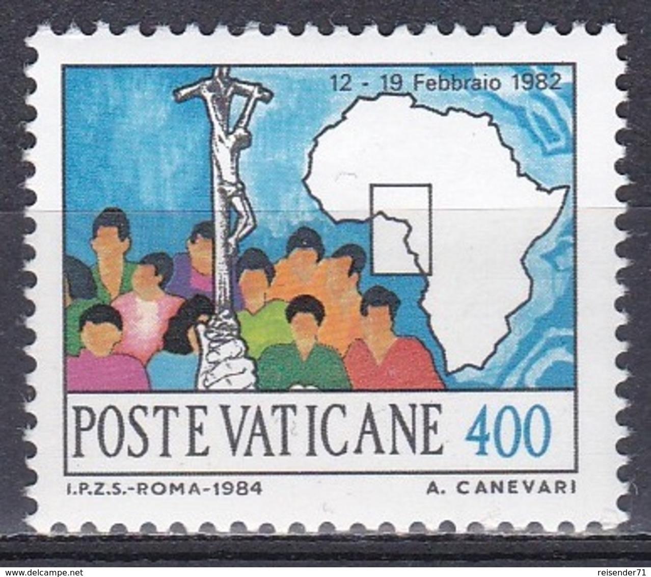 Vatikan Vatican 1984 Religion Christentum Persönlichkeiten Papst Päpste Popes Johannes Paul II. Reisen, Mi. 857 ** - Ungebraucht