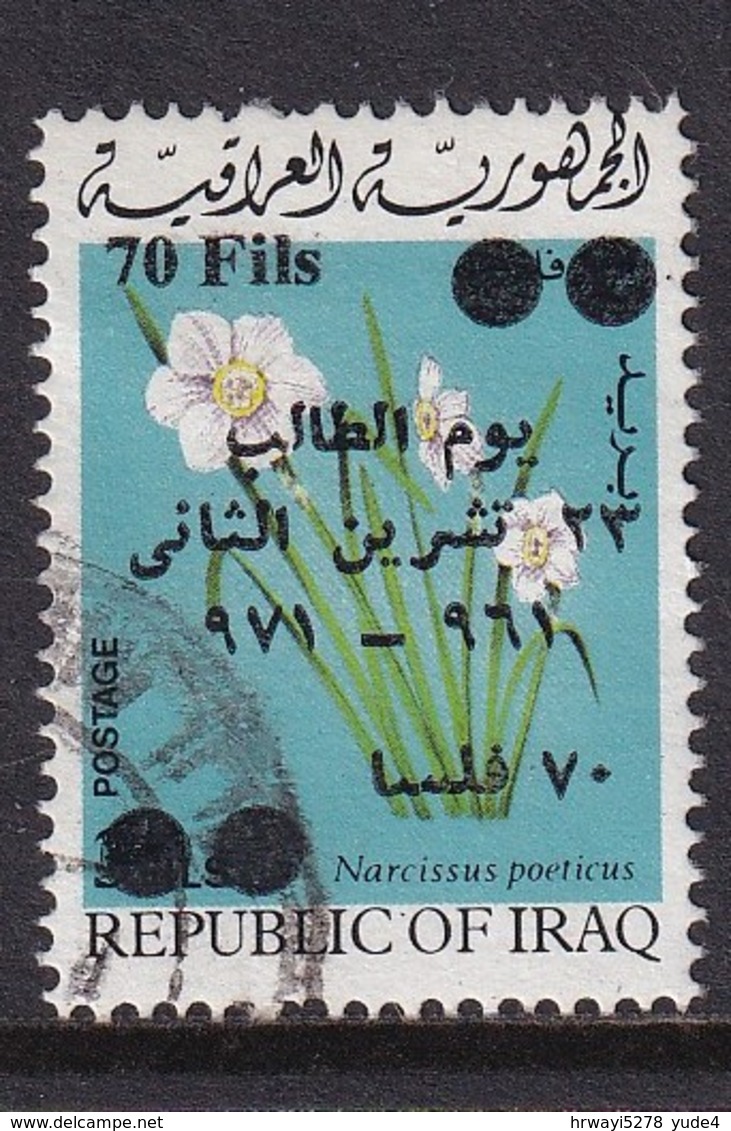 Iraq 1971, Overprint, Minr 693, Vfu. Cv 3,80 Euro - Iraq