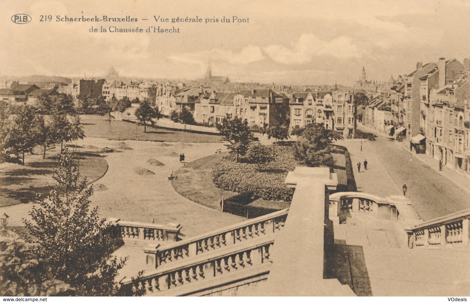 CPA - Belgique - Brussels - Bruxelles - Schaerbeek - Vue Générale Prise Du Pont De La Chaussée D'Haecht - Schaarbeek - Schaerbeek