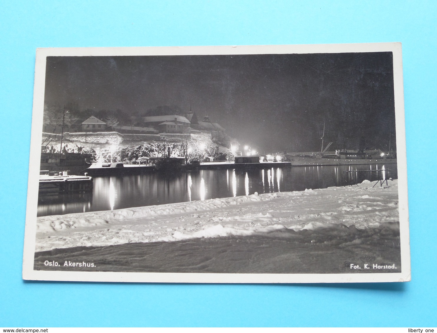 Oslo AKERSHUS ( Foto : K. Harstad ) Anno 1937 ( See / Zie Photo ) ! - Norvège