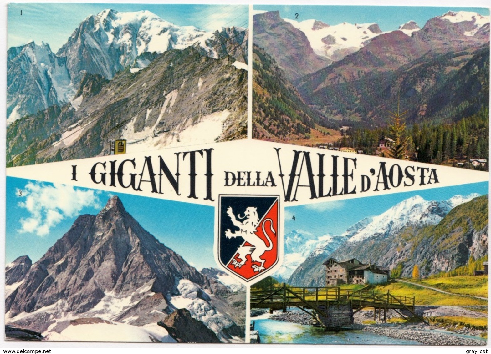 I GIGANTI DELLA VALLE D'AOSTA, Used Postcard [23184] - Other & Unclassified