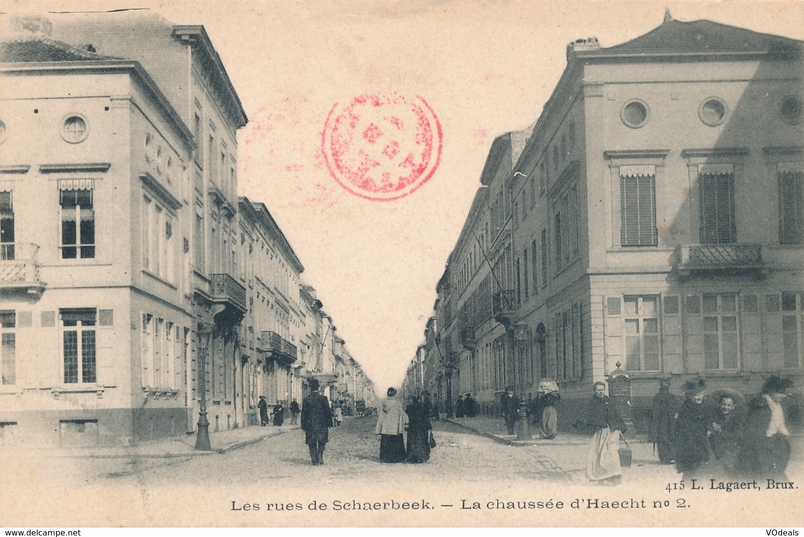 CPA - Belgique - Brussels - Bruxelles - Schaerbeek - Chaussée D'Haecht - Schaarbeek - Schaerbeek