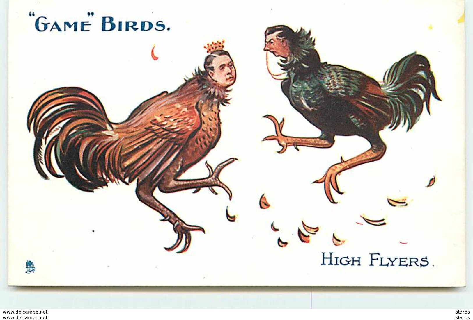 Satirique Avec Chamberlain - Game Birds - High Flyers - Coq - Satiriques