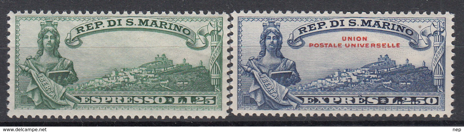 SAN MARINO - Michel - 1929 - Nr 163/64 - MNH** - Eilpost