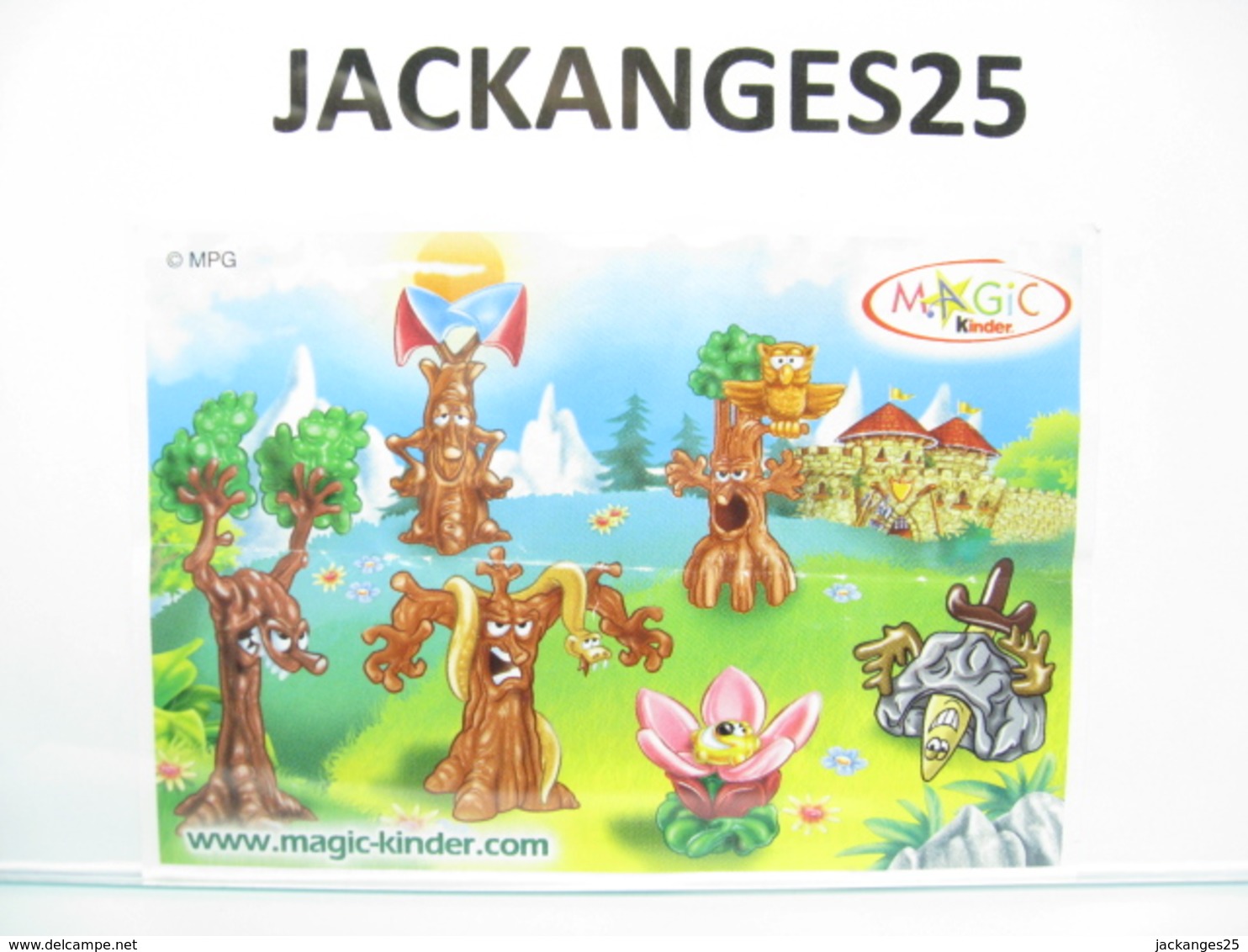 KINDER FUNNY CASTLE MPG C 42 2004 2005  + BPZ EU A 2004 + MAGIC CODE - Montables