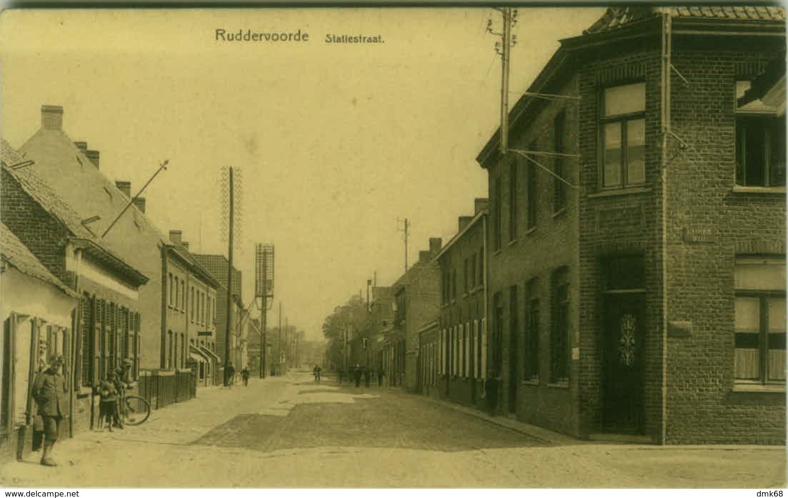 BELGIUM -  RUDDERVOORDE - STATLESTRAAT - EDIT A. FRANCOIS-FOL - 1930s (BG3450) - Oostkamp
