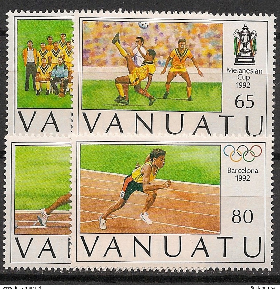 Vanuatu - 1992 - N°Yv. 891 à 894 - Olympics / Barcelone - Neuf Luxe ** / MNH / Postfrisch - Vanuatu (1980-...)