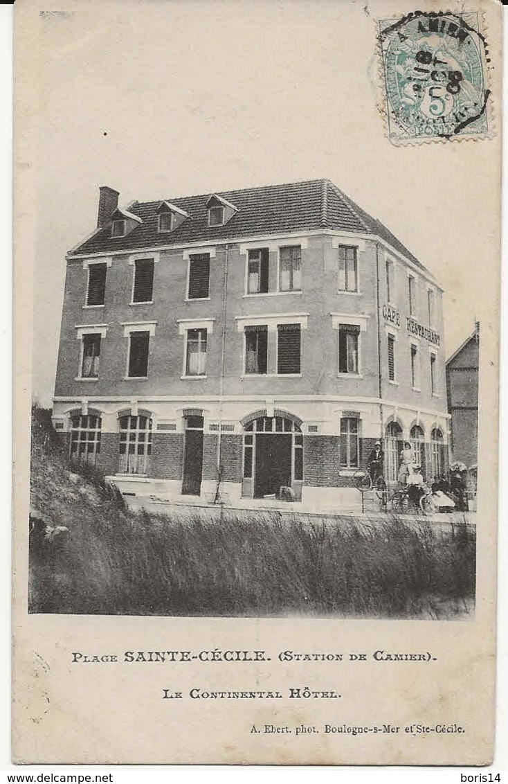 62- 30005  -   CAMIER      -   PLAGE  SAINTE  CECILE , L'HOTEL  CONTINENTAL - Andere & Zonder Classificatie