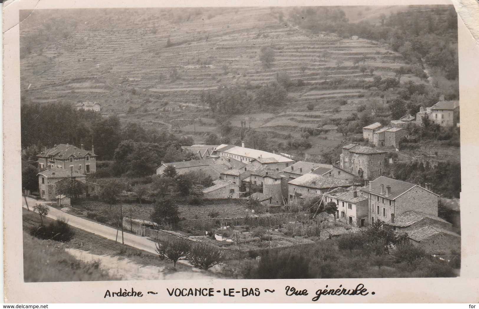 Ardèche : VOCANCE / VOCANCE-le-BAS :  Vue Générale - ( C.p.s.m. - Photo Vérit. ) - Autres & Non Classés