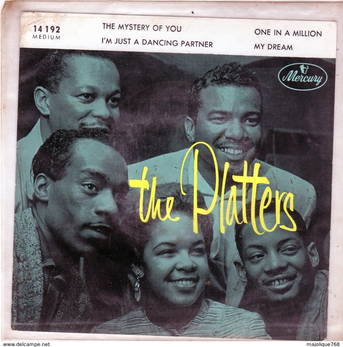 Pochette Sans Disque Sous Plastique - The Platters  - Mercury 14192 - 1957 - Accessoires, Pochettes & Cartons