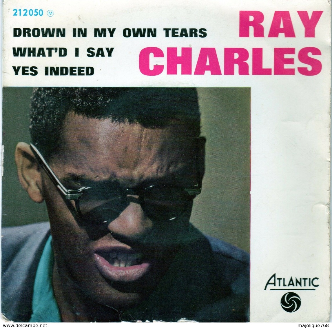 Ray Charles - Drown In My Own Tears - Atlantic 212050 - 1962 - Soul - R&B