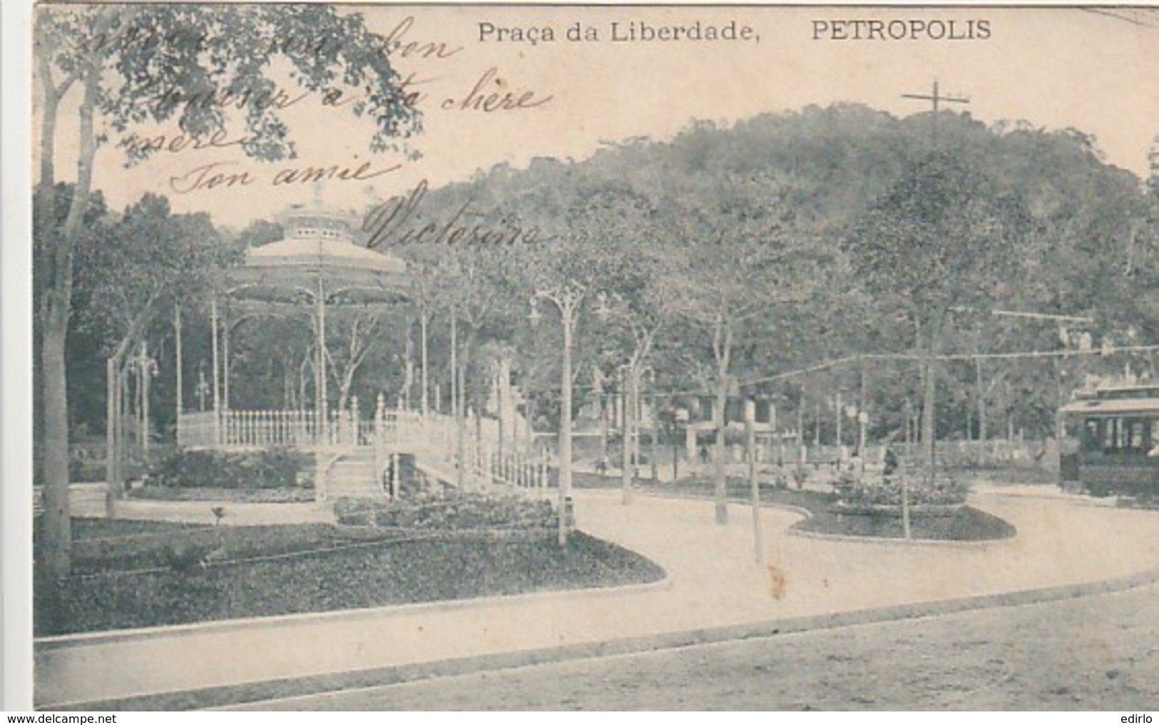 *** RIO DE JANEiRO  *** Praça Da Liberdade PETROPOLIS - Stamped TTBE - Rio De Janeiro