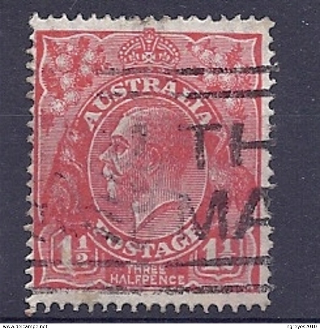 190031547 AUSTRALIA   YVERT   Nº  52B  D-14 - Usados