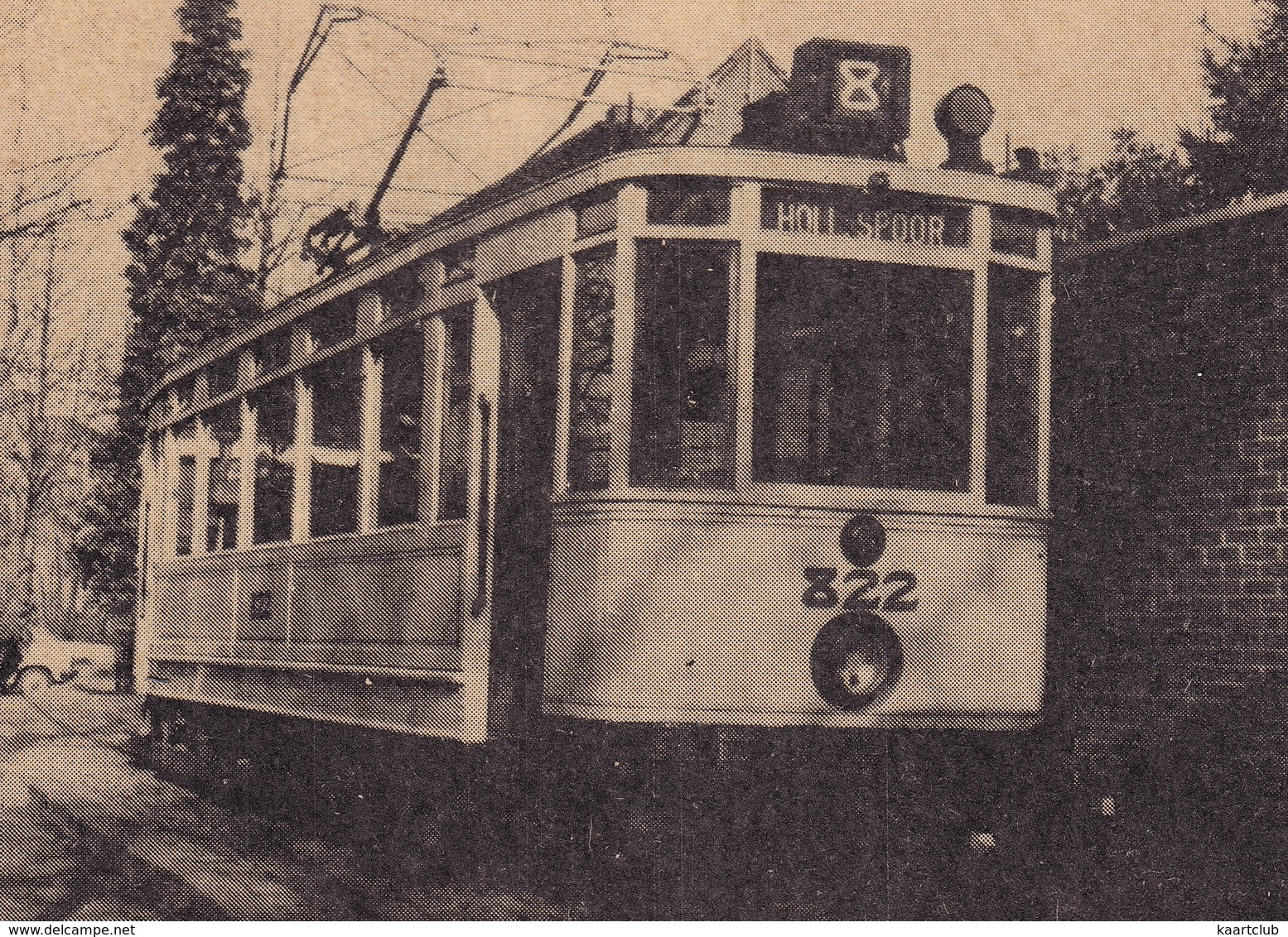 Motorwagen 822 H.T.M. - (Uitgave Nederlands Tram Museum Weert) - (Holland) - Tram