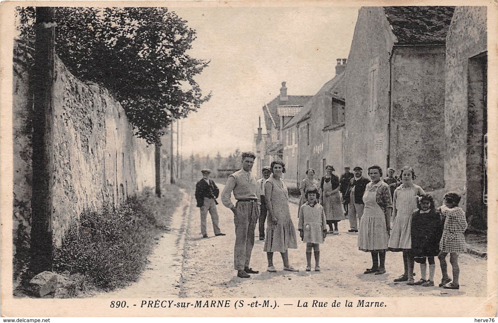 PRECY SUR MARNE - La Rue De La Marne - Autres & Non Classés