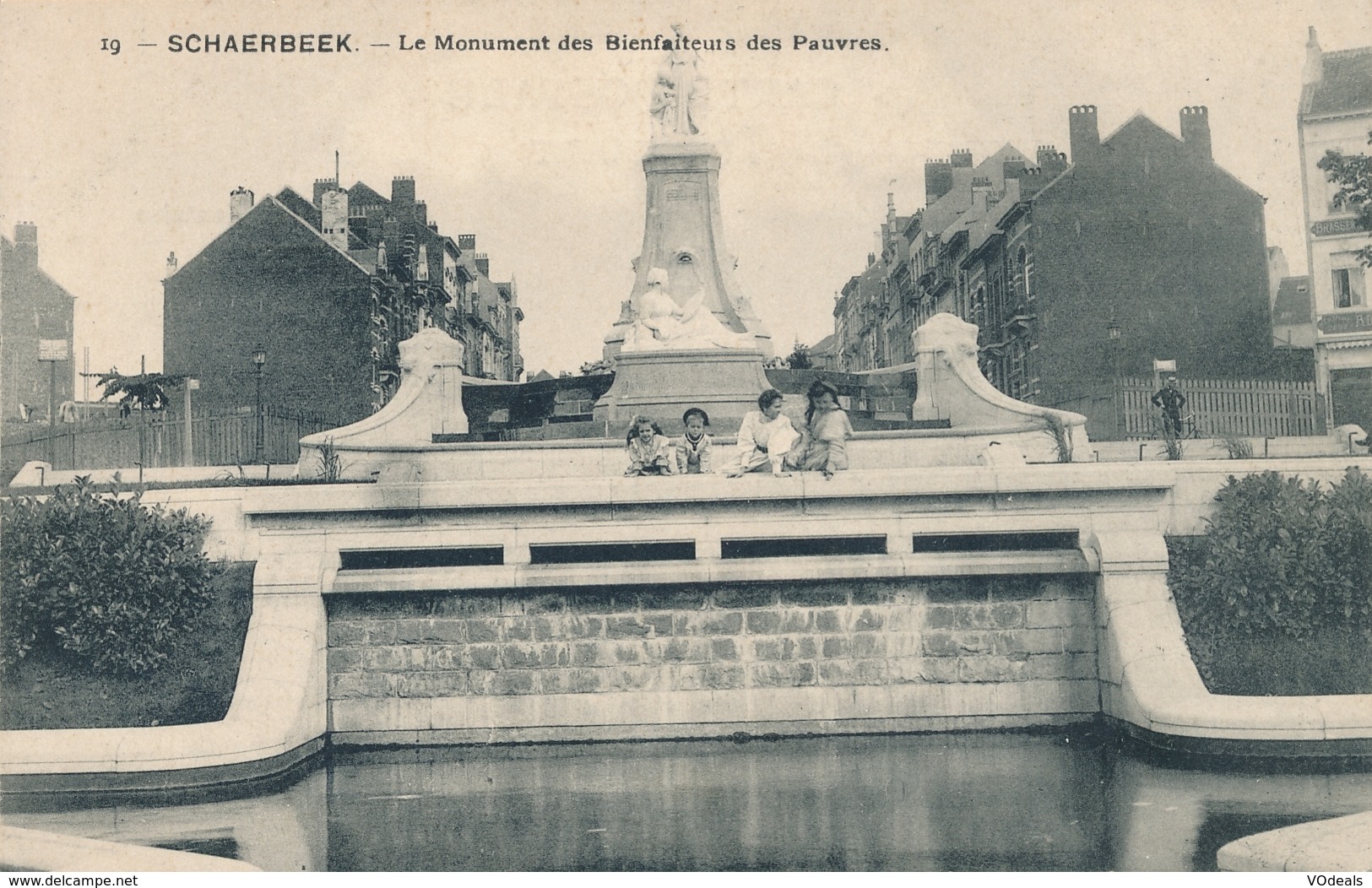 CPA - Belgique - Brussels - Bruxelles - Schaerbeek - Le Monument Des Bienfaiteurs Des Pauvres - Schaerbeek - Schaarbeek